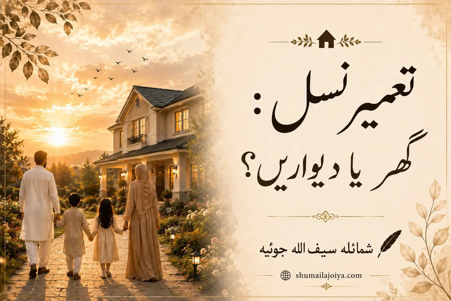 تعمیر نسل: گھر یا دیواریں؟